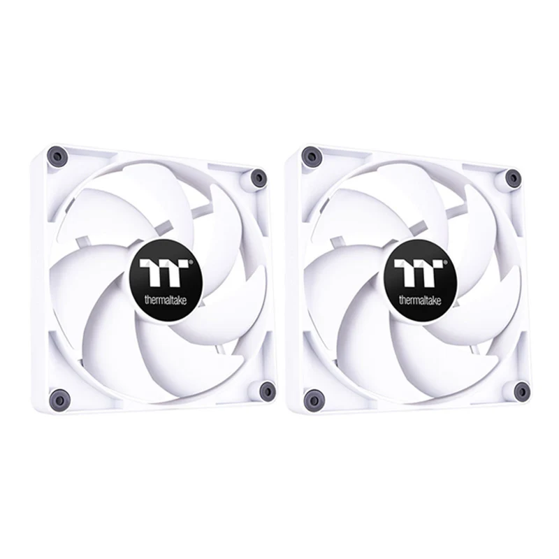 Thermaltake CL-F152-PL14WT-A 2 Pack CT140 140mm PWM Cooling Fan (White)