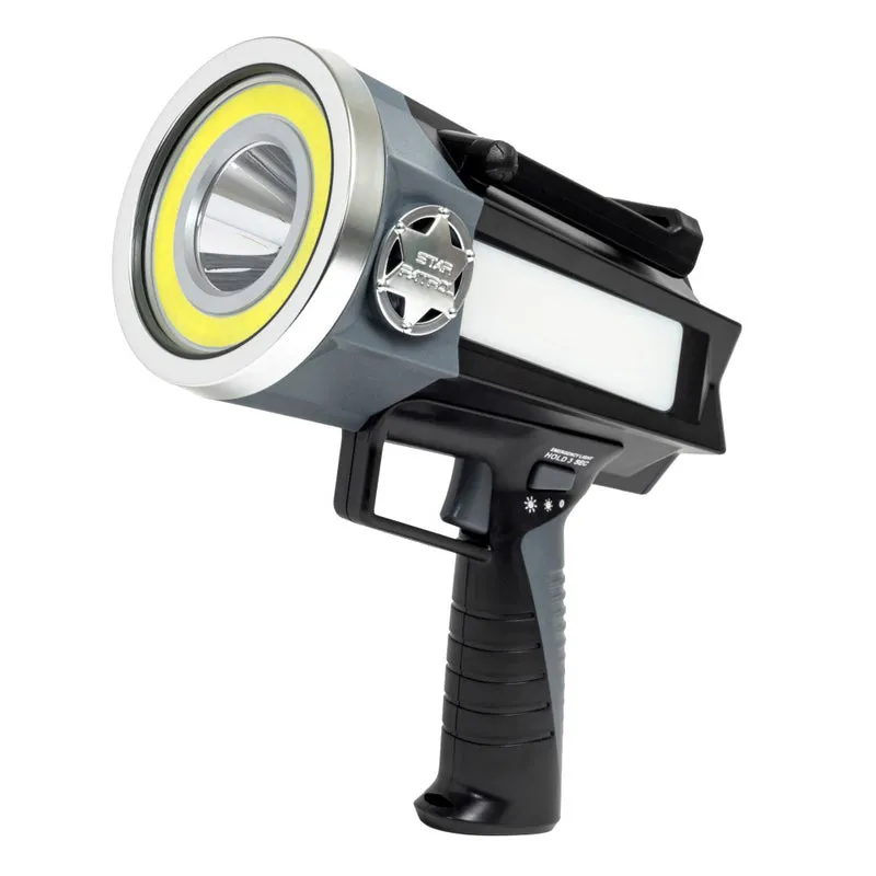 Star Patrol Platinum Rechargeable Spotlight with Built-In Power Bank