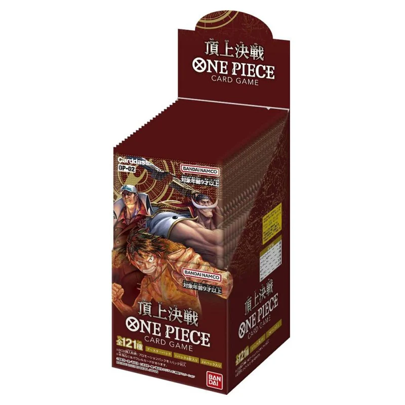 Bandai One Piece Card Game Paramount War OP-02 Booster Box Japanese