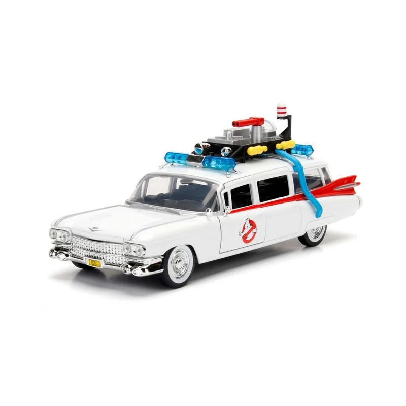 Jada 1:24 Scale Hollywood Rides Ghostbusters 1984 Ecto-1 Diecast Model Car