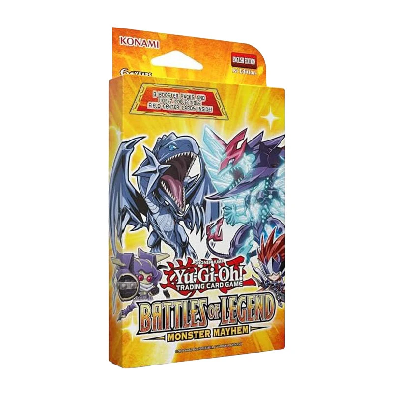 Konami YuGiOh! Battles of Legends: Monster Mayhem 3-Booster Tuckbox