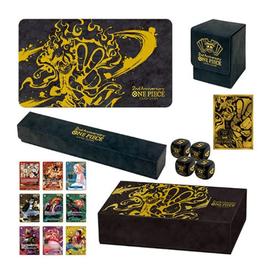 Bandai One Piece Card Game Japanese 2nd Anniversary Set Japanese Ver