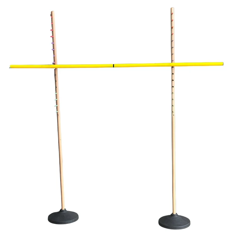 Jenjo Games Wooden Limbo Set with Rubber Legs & Plastic Pole - 158cm