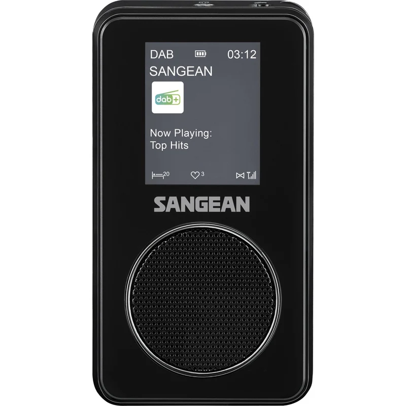 Sangean DPR35BT DBA+ Pocket Radio with Bluetooth (Black)