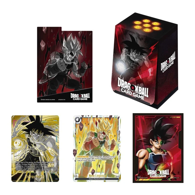 Bandai Dragon Ball Super Card Game: Fusion World Official Card Case & Sleeves Set 1 Bardock