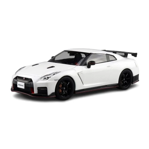 Aoshima 1/24 Snap R35 Nissan Gt-r Nismo 2017 Brilliant White Pearl