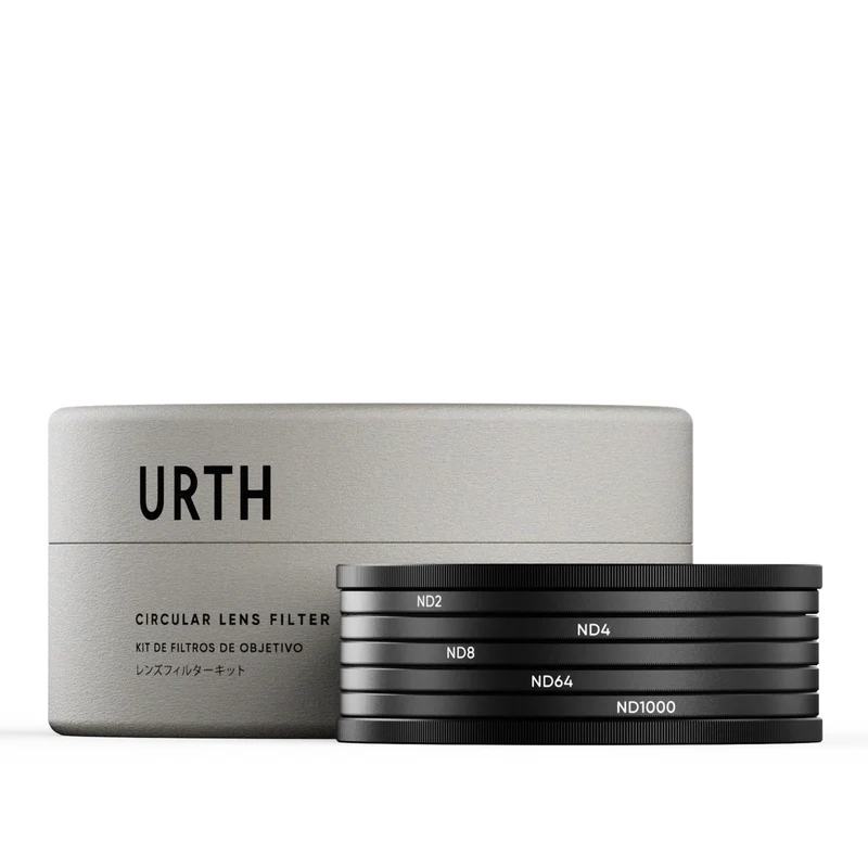 Urth 82mm ND2, ND4, ND8, ND64, ND1000 Lens Filter Kit (Plus+)