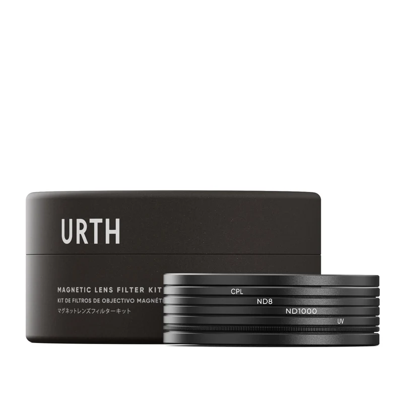 Urth 77mm Magnetic UV, Circular Polarizing (CPL), ND8, ND1000 Lens Filter Kit (Plus+)