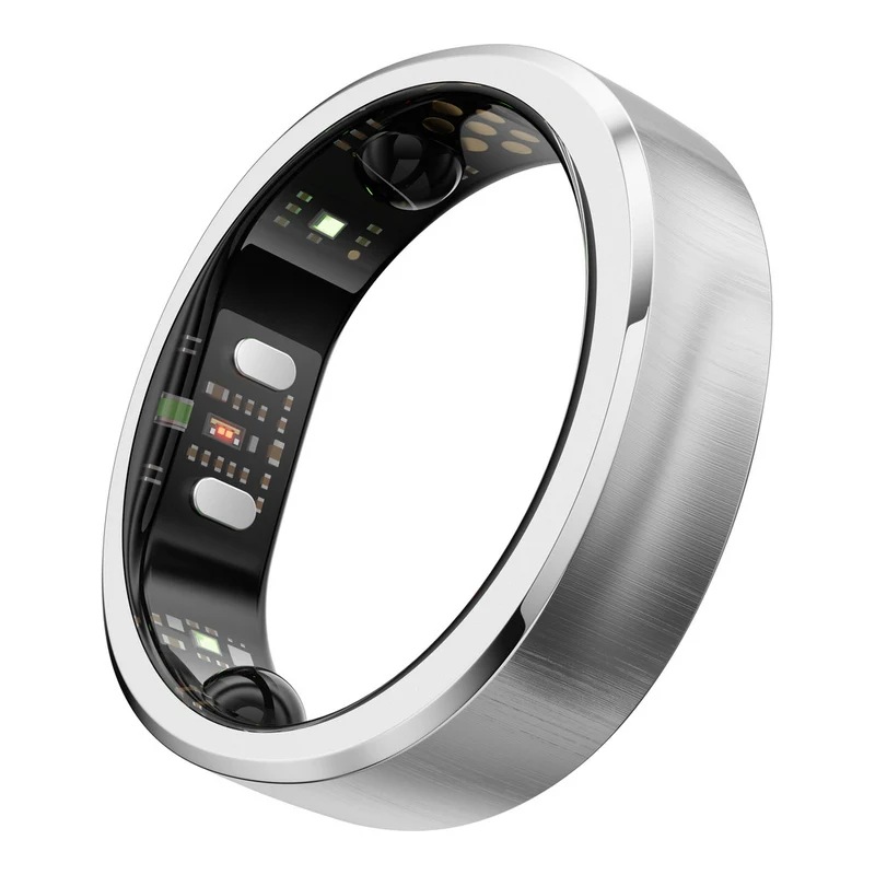 RingConn Gen 3 Smart Ring - Size 9 (Brushed Silver)