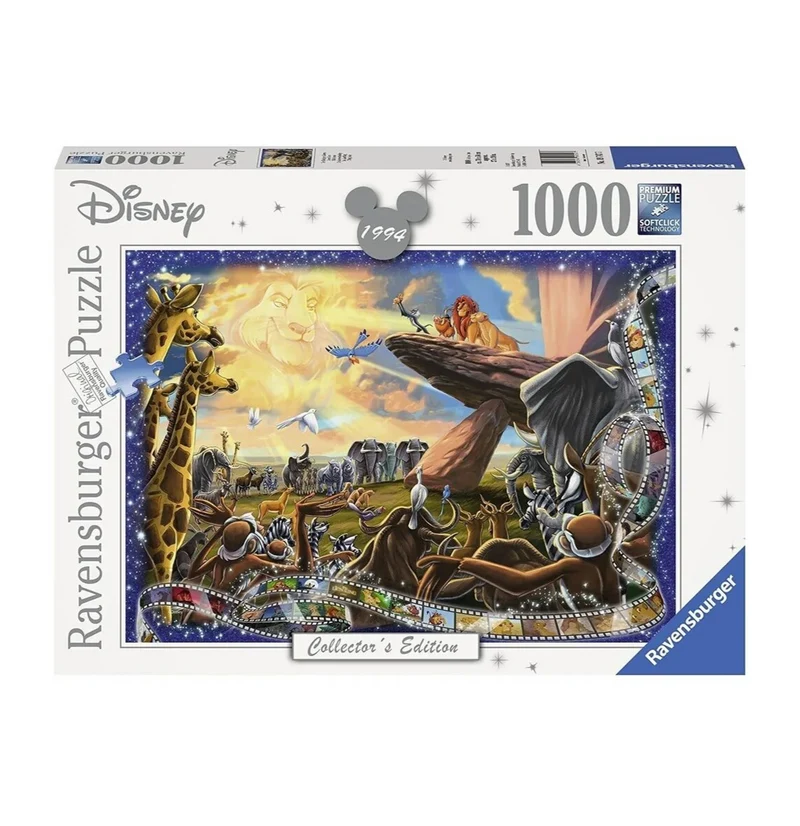 Ravensburger Puzzle 1000pc - Disney Memories The Lion King Puzzle 1994