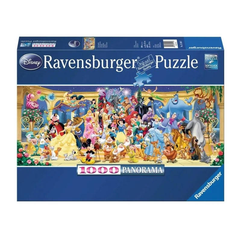 Ravensburger Puzzle 1000pc - Disney Characters Panorama