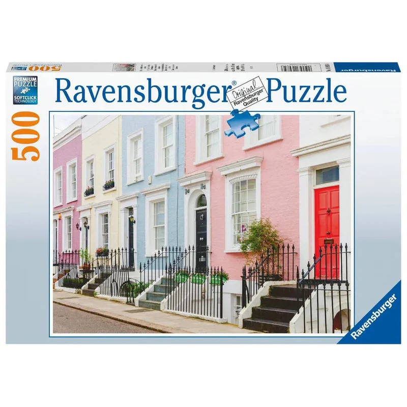 Ravensburger 500pc Colourful London Townhouses Puzzle