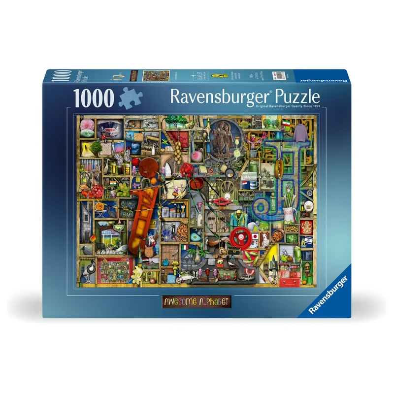 Ravensburger 1000pc Awesome Alphabet I and J Puzzle