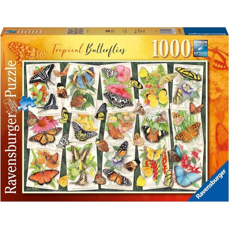 Ravensburger 1000pc Tropical Butterflies Puzzle
