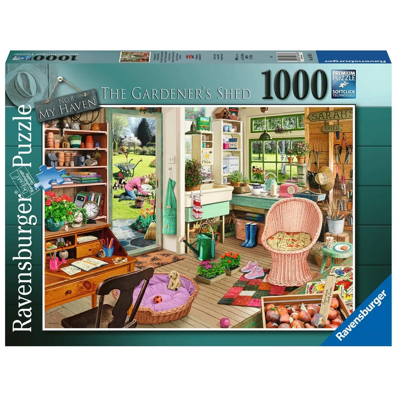 Ravensburger 1000pc My Haven No 8 the Gardeners Shed Puzzle
