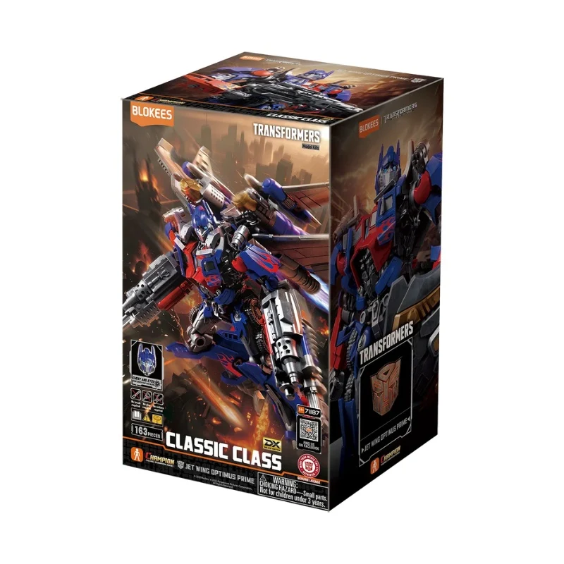 Jenjo Games Blokees Figure - Transformers Optimus Prime Jetwing