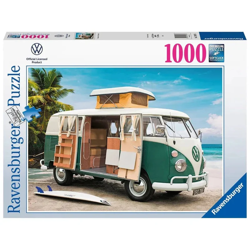 Ravensburger 1000pc Volkswagen T1 Camper Van Puzzle