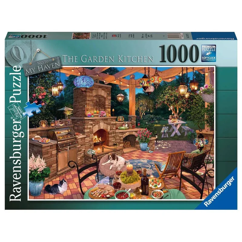 Ravensburger 1000pc My Haven No 10 The Garden Kitchen Puzzle