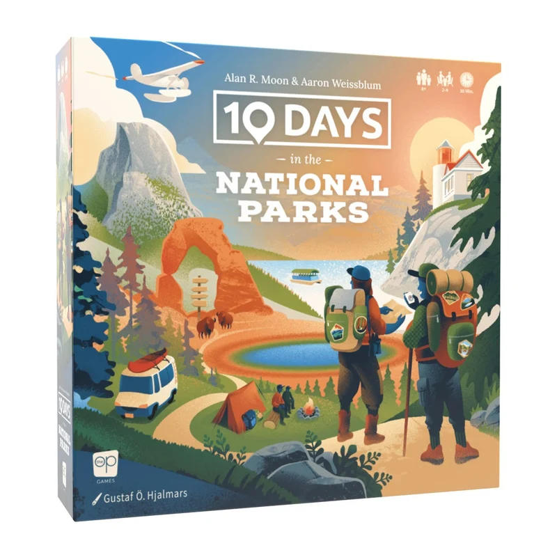 The Op 10 Days in the National Parks Board Game