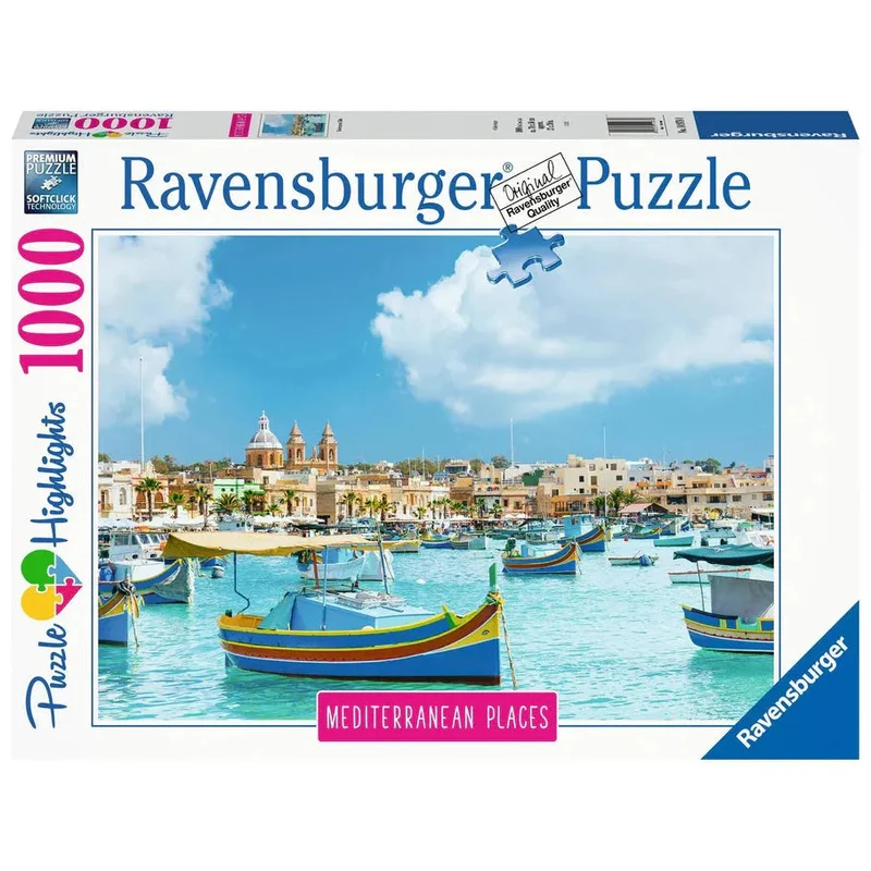 Ravensburger 1000pc Mediterranean Malta Puzzle