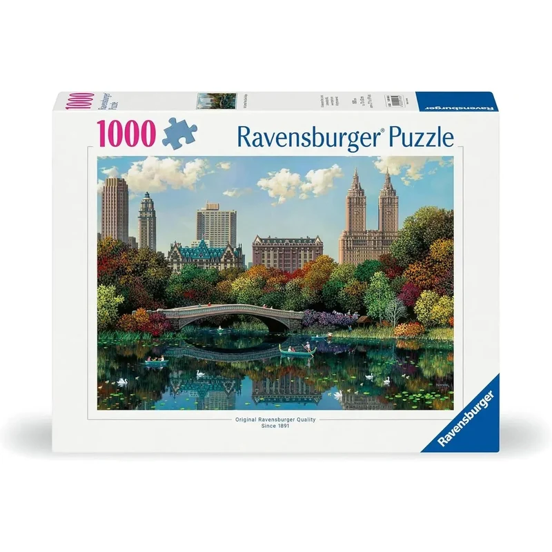 Ravensburger 1000pc NY Central Park Bow Bridge Puzzle