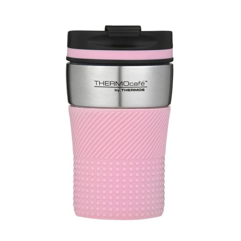 Thermos Thermocafe Stainless Steel Vacuum Insulated Coffee Cup 200Ml - Pink