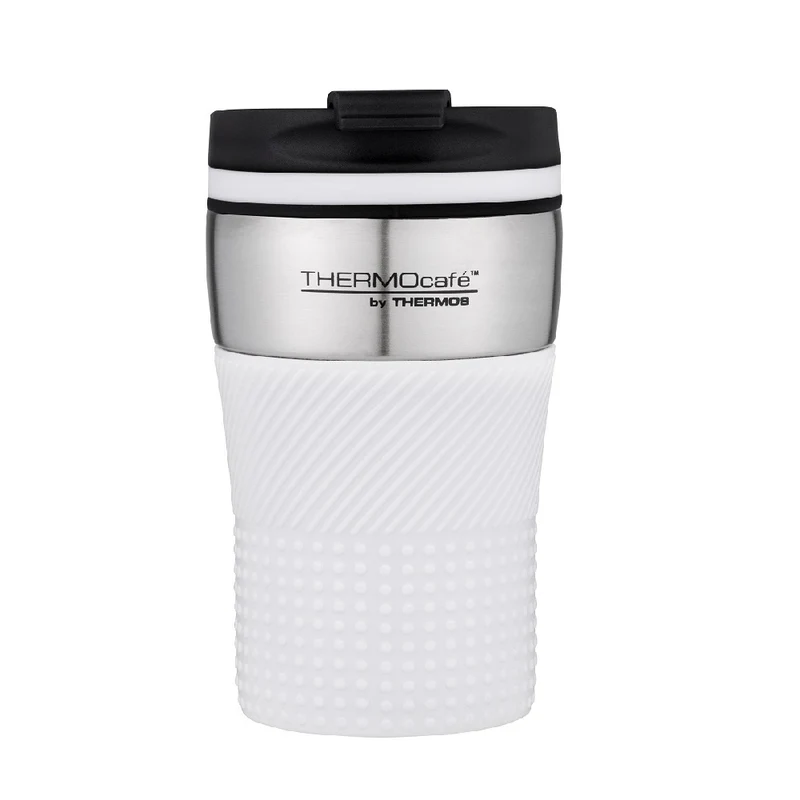Thermos Thermocafe Stainless Steel Vacuum Insulated Coffee Cup 200Ml - White