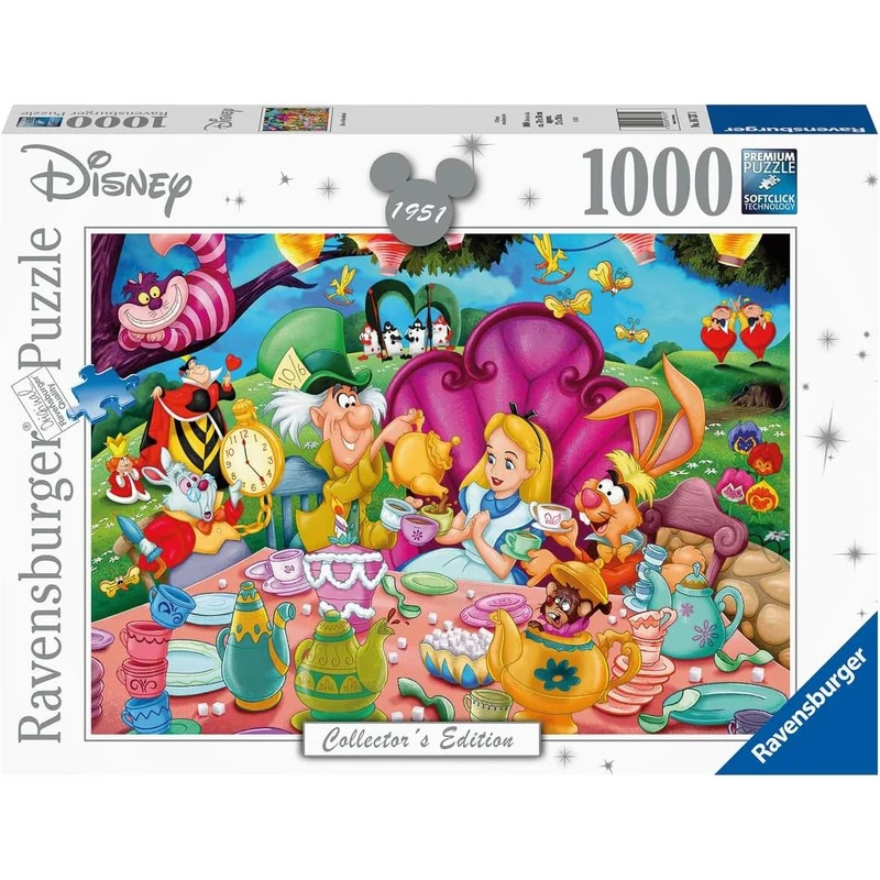 Ravensburger 1000pc Disney Moments 1951 Alice Wonderland Puzzle