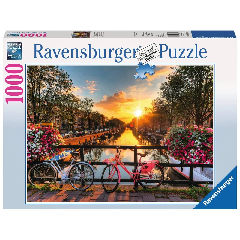 Ravensburger 1000pc Bicycles In Amsterdam Puzzle