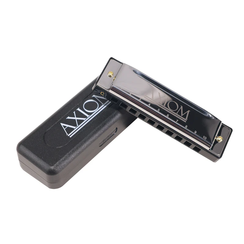 Axiom 10 Hole Harmonica - Diatonic Blues Harp in C