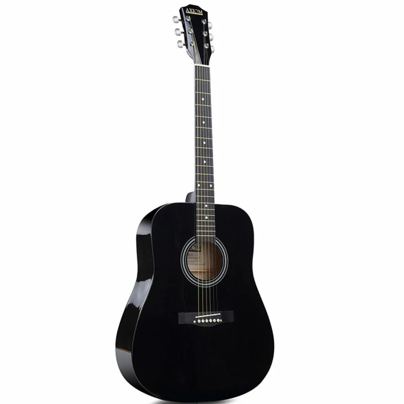 AXIOM Folkmaster Acoustic Guitar (Black)