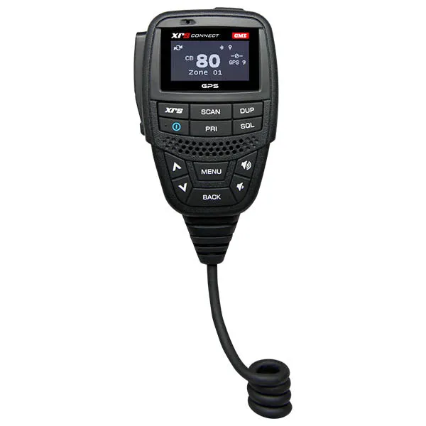 GME MC668B-IP XRS Connect IP67 OLED Speaker Microphone with GPS