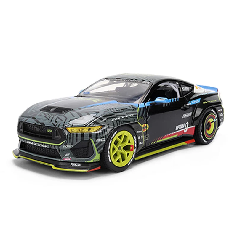 Jada 1:24 Big Time Muscle 2025 Ford Mustang RTR Vaughn Gitten Jr. Diecast Car