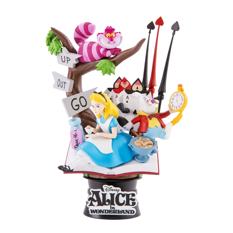 Beast Kingdom D Stage Alice in Wonderland Decorative Figurine Model Set