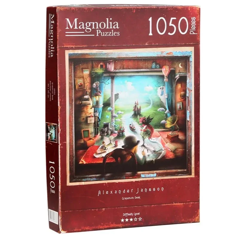 Magnolia 1050-Pieces Grandmas Desk Alexander Jansson Puzzle