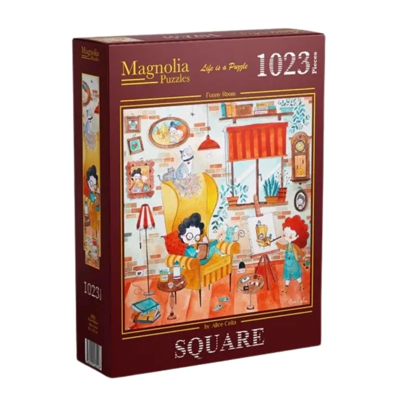 Magnolia 1023-Pieces Funny Room Alice Celia Puzzle