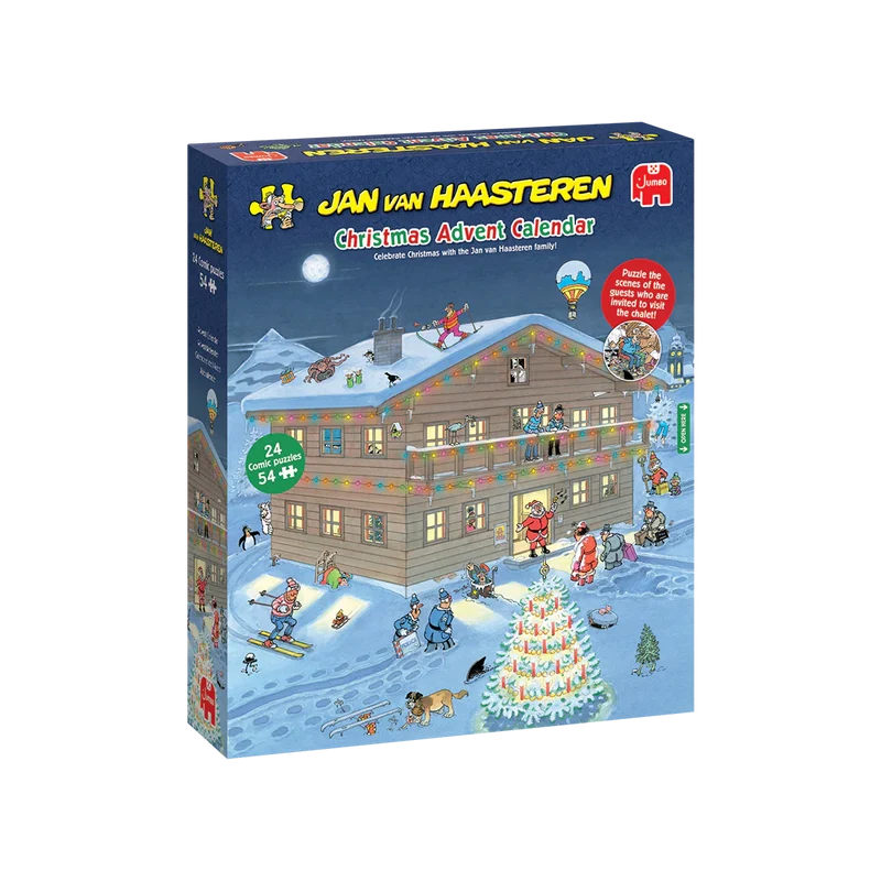 Jumbo 54-Pieces Jan Van Haasteren Christmas Advent Calendar # 2 Puzzle