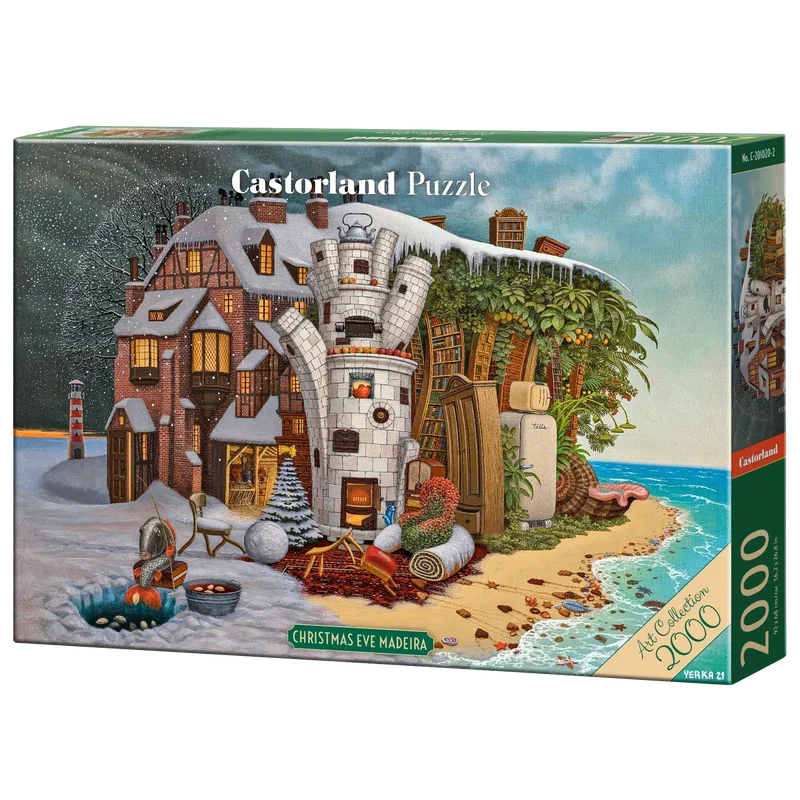 Castorland 2000-Pieces Christmas Eve Madeira Puzzle