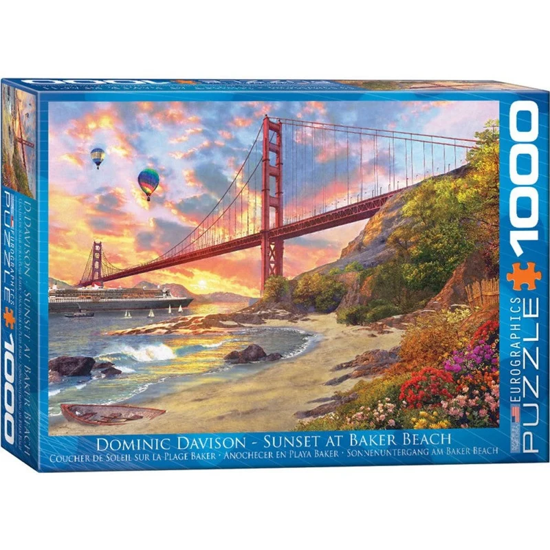Eurographics 1000pc Sunset at Baker Beach