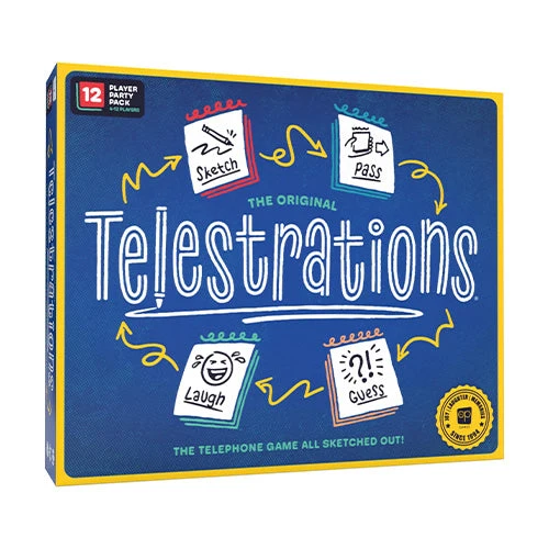 The Op Telestrations 12 Player Party Pack (Refresh) Board Game