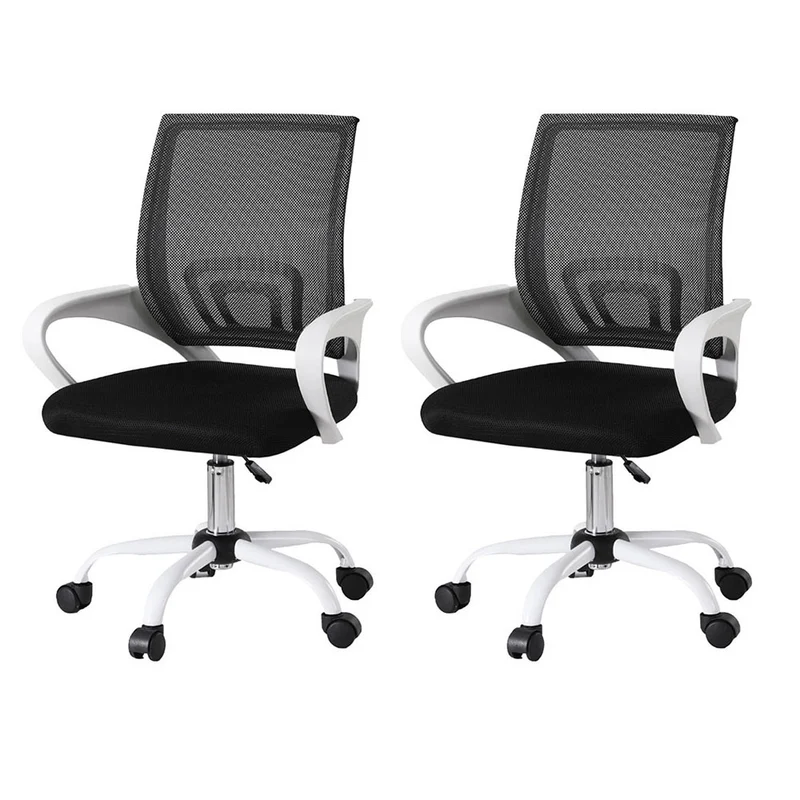 Artiss 2x Office Chair Mesh Computer Chairs Work Study Mid Back