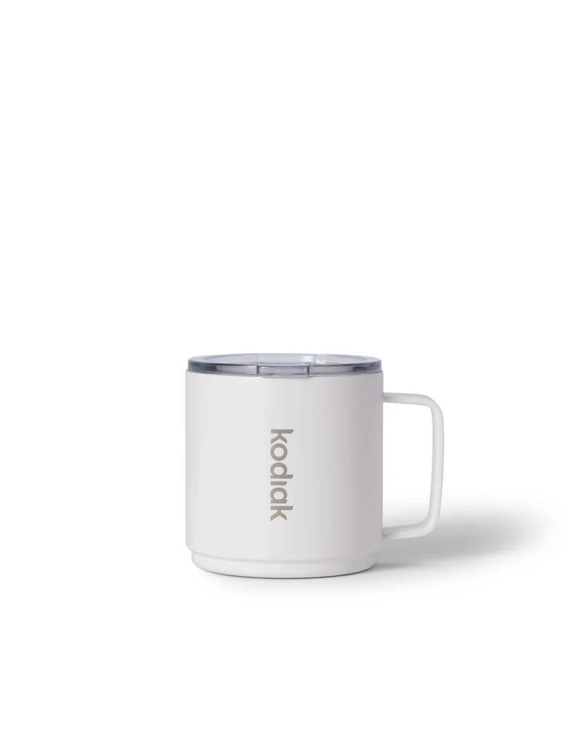 Kodiak 414ml Leakproof Insulated Stainless Steel Mug 14oz - White