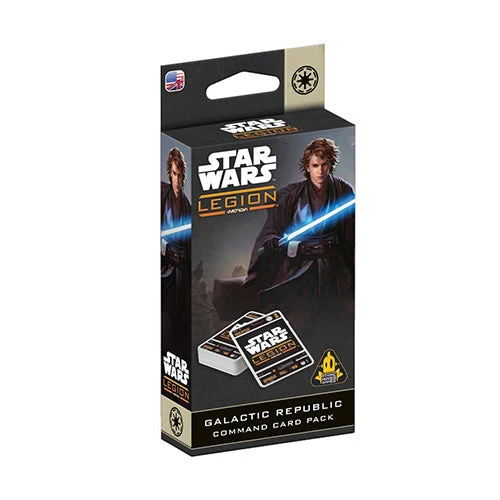 Atomic Mass Games Star Wars Legion Galactic Republic Command Card Pack