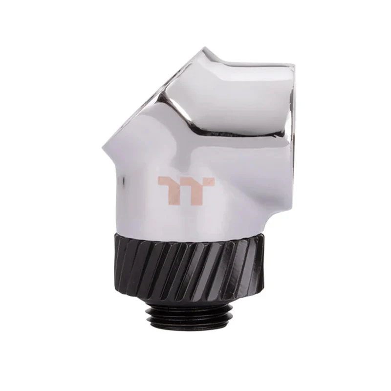 Thermaltake Pacific SF 45 & 90 Degree Adapter Silver Black (CL-W398-CU00SL-A)
