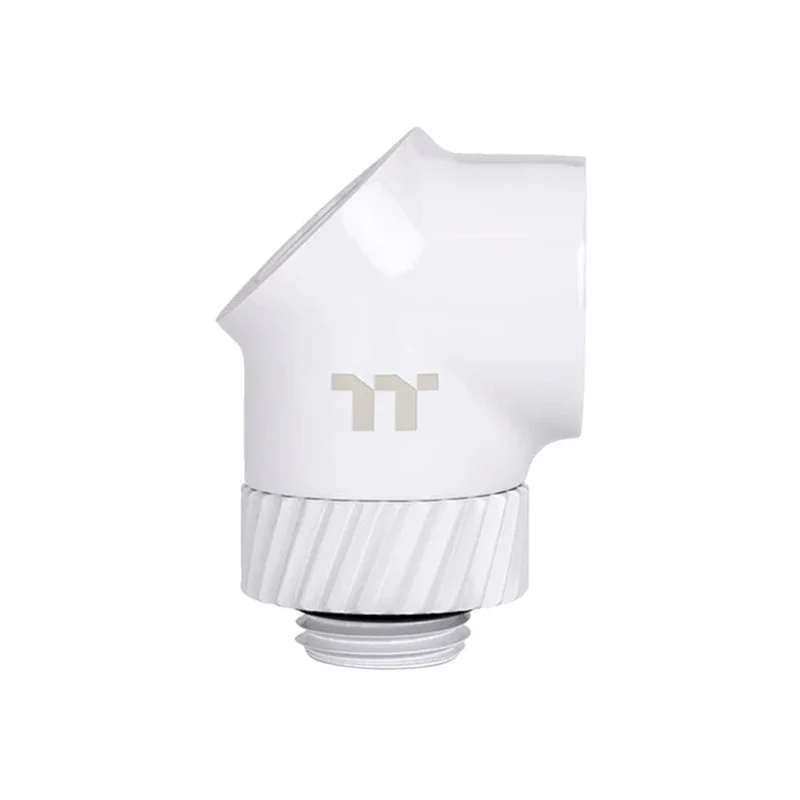 Thermaltake Pacific SF 45 & 90 Degree Adapter - White (CL-W398-CU00WT-A)