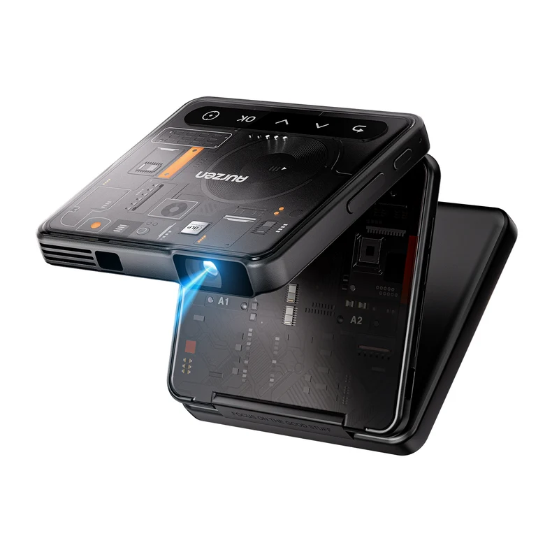 Aurzen ZIP Tri-Fold Portable Projector Cyber Limited Edition