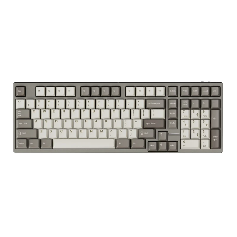 Qwetykeys Neo Studio Neo98 Prebuilt Wireless Mechanical Keyboard (Anodized Taupe Grey)