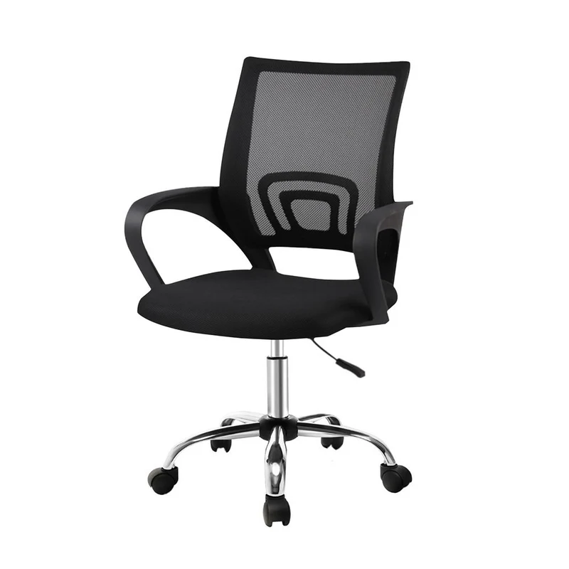 Artiss Mesh Office Chair Mid Back (Black)